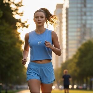 Fabletics Vibrant Blue Muscle Tee